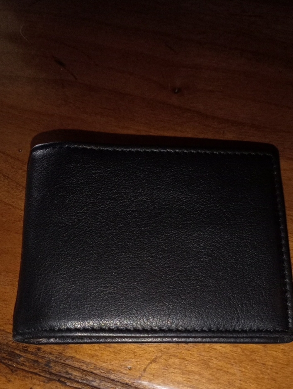 Classic Black Leather Men's Bi-Fold Wallet - Trafalgar Money Clip